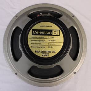 全額返金保証付 ROLA CELESTION G12M Blackback MADE IN ENGLAND 1978年製-