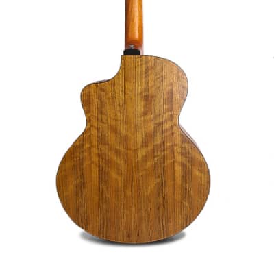 Walnut Top Side Back Acoustic Electric Guitar Built-in Tuner cutaway PPG894 image 9