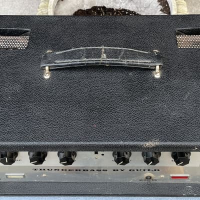 Vintage 1968 Thunderbass By Guild 45 Watt All Tube Amplifier Head~Black Tolex image 8