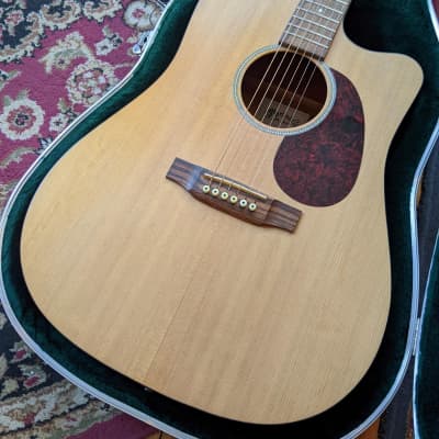 Martin DCME Dreadnought Acoustic-Electric Guitar 2007 Natural w/Case #1216909 for sale