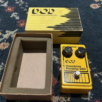 DOD Overdrive Preamp 250 Vintage 1980's Transition Model DOD Overdrive Preamp 250 Vintage 1980's Transition Model
