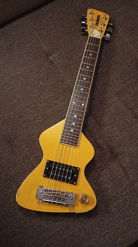 Erlewine Chiquita Travel guitar 90's - yellow *Neck repair* image 1