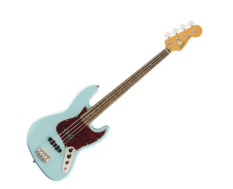Used Squier Classic Vibe '60s Jazz Bass - Daphne Blue w/ Laurel FB image 1