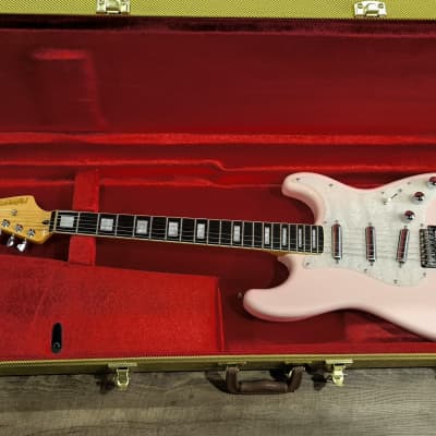 MyDream Stratocaster Custom Built - Pearly and Pink Lipstick image 5