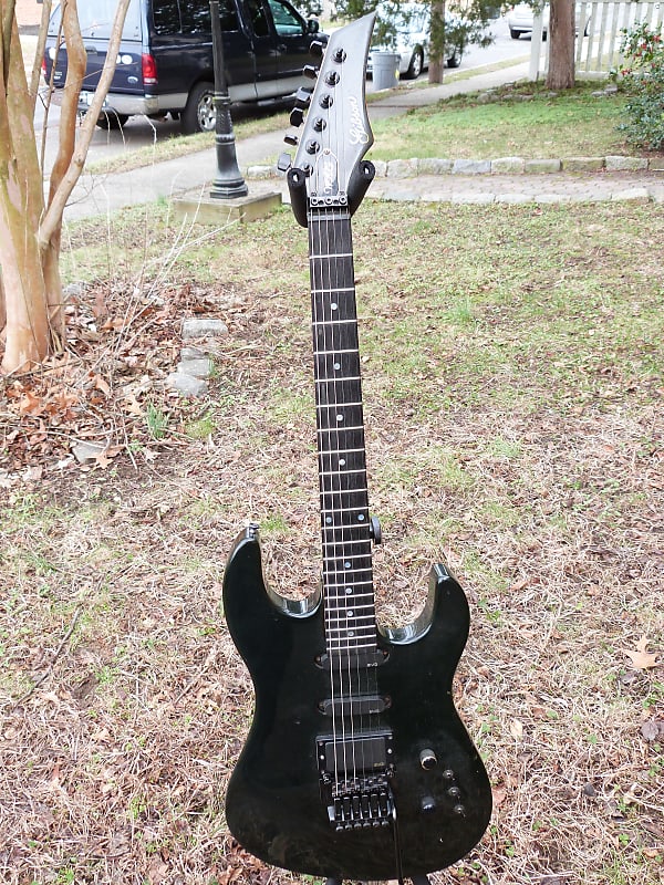 Gibson WRC super strat style guitar 1987 black