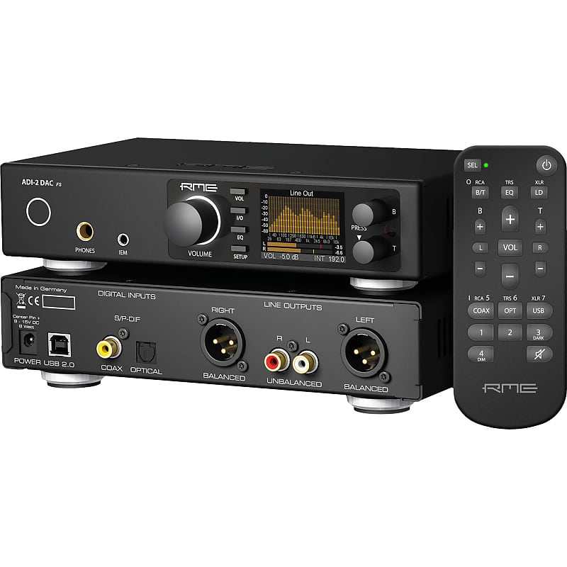 New RME Audio ADI-2 DAC FS Ultra-Fidelity PCM/DSD 768 kHz DA Converter image 1