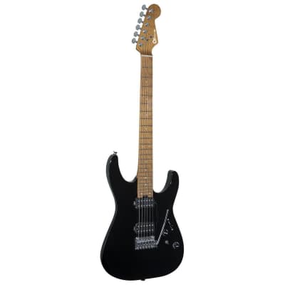 Charvel Pro-Mod DK24 HH 2PT CM Electric Guitar (Gloss Black) image 8