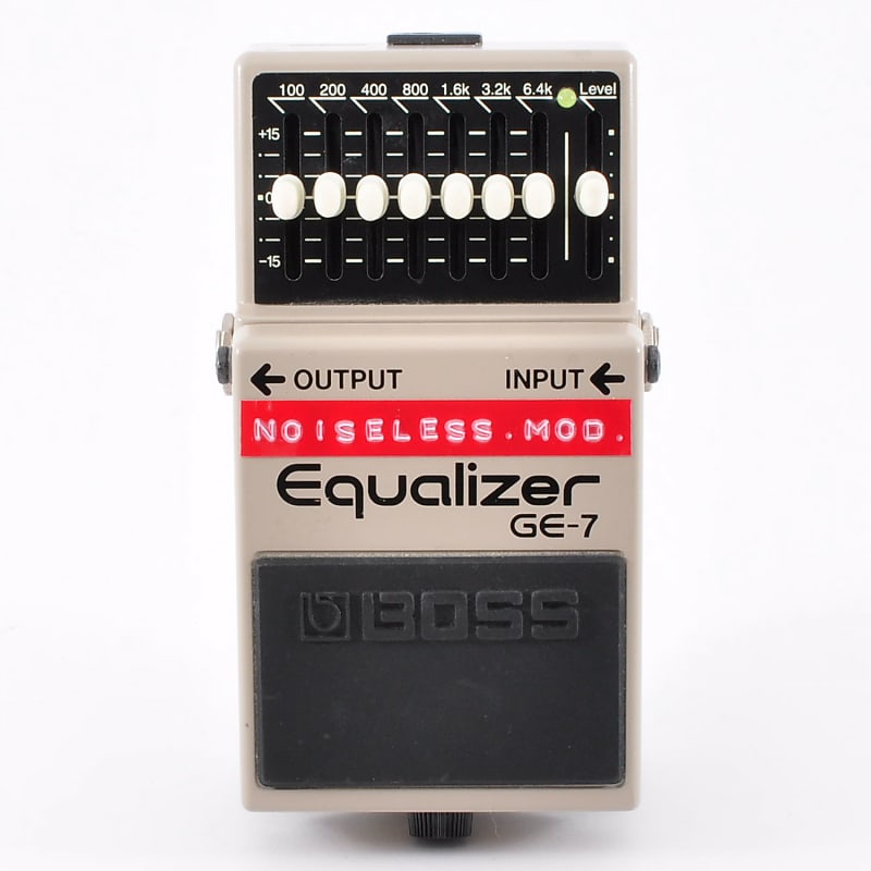 Boss GE-7 Modified Noiseless Equalizer PSA Guitar Effects