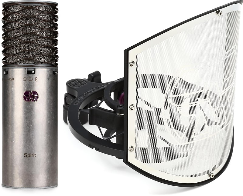 Aston Microphones Spirit Large-diaphragm Condenser Microphone Bundle with  Aston Microphones SwiftShield - Shock Mount/Pop Filter Bundle