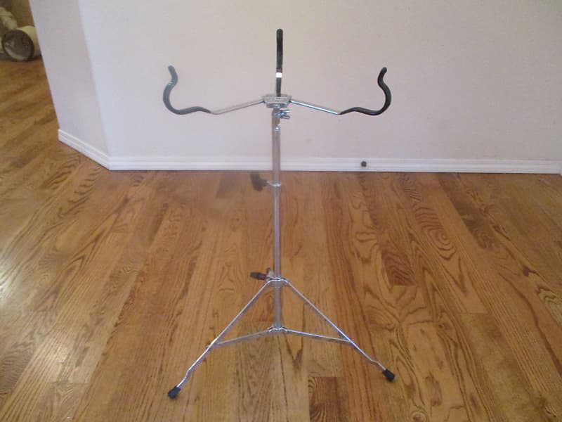 Ludwig Vintage Snare Drum Stand, 1970s, Black T Handles Reverb