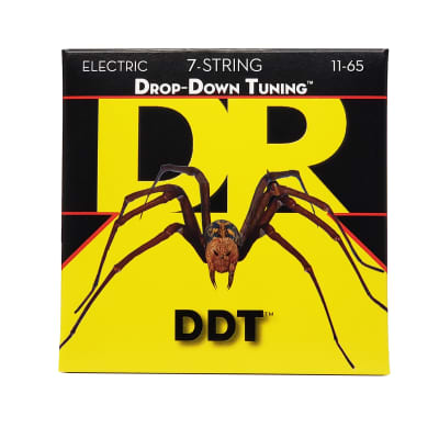 DR Strings DDT Drop Down Tuning Electric Guitar Strings: 7-String Heavy 11-65 image 4
