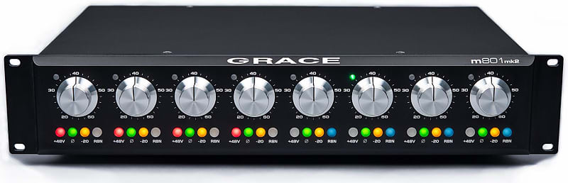 Grace Design m801mk2 8-channel Microphone Preamp image 1