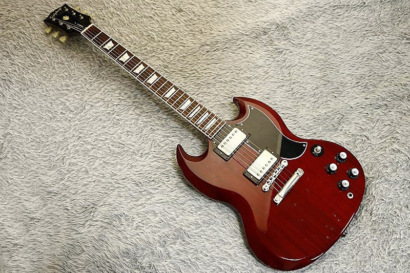 1998 made MIJ Epiphone Japan '61 reissue SG SG-70 Cherry Fujigen Made in  Japan