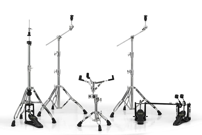 Mapex Armory 800 Series Drum Hardware Pack HP8005-DP, Chrome - Double Pedal image 1
