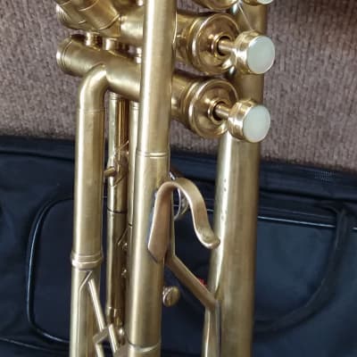 H.N. White Liberty Vintage 1938 Trumpet With Custom Jazz Brushed-Brass Finish In Excellent Condition image 5