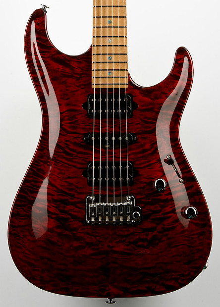 Suhr Standard Carve Top 2013 Chili Pepper Red (Trans) image 1