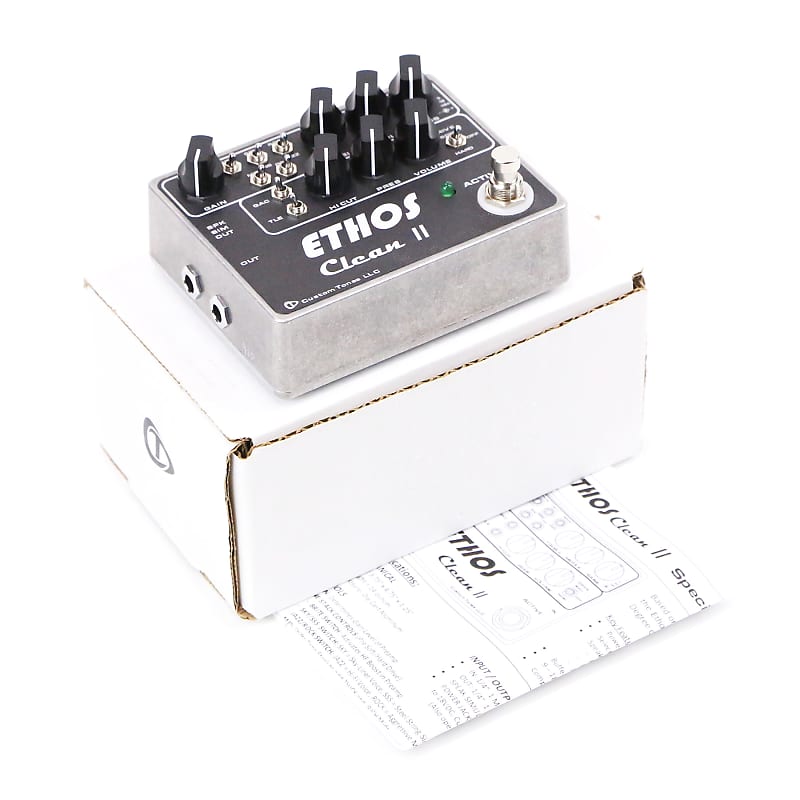 2019 Custom Tones LLC Ethos Clean II Electric Guitar Preamp