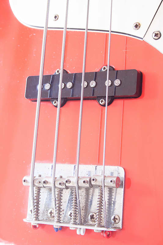 Fender Japan '75 Reissue Jazz Bass JB75-90US Fiesta Red 1997