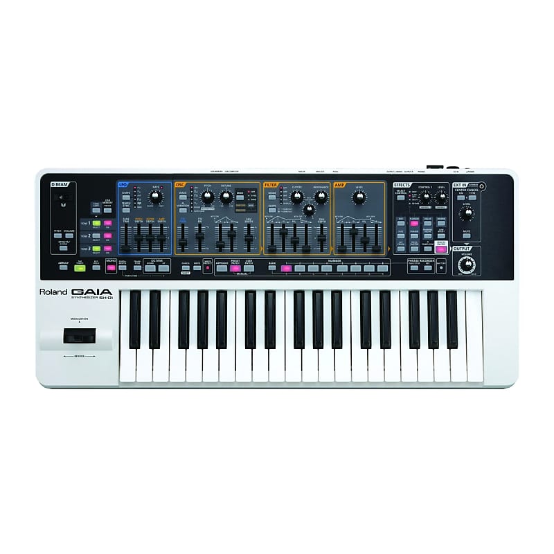 Roland SH-01 GAIA 37-Key Digital Synthesizer 2010 - 2012 - White image 1