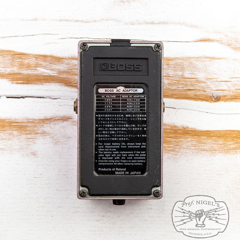 Boss BF-2 Flanger 1980-1984 (Black Label) Made In Japan | Reverb