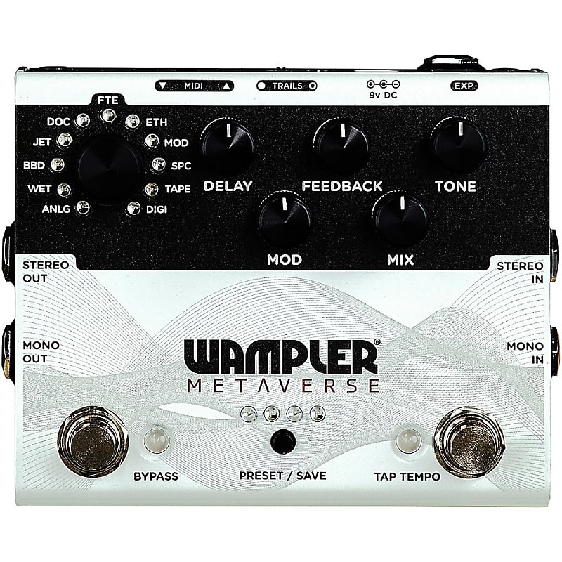 Wampler Metaverse Multi-Delay Effects Pedal White image 1