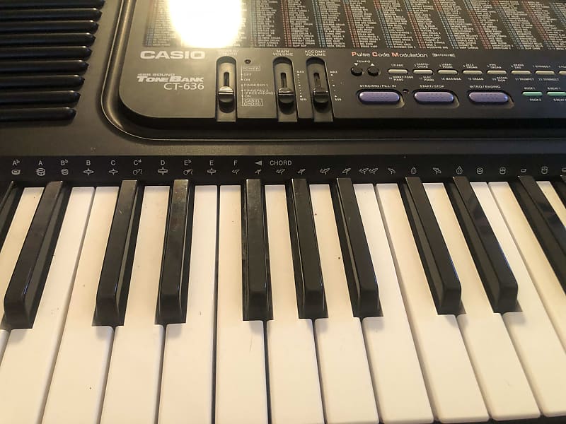 Casio CT-636 61-Key Synthesizer 1986 - Black | Reverb