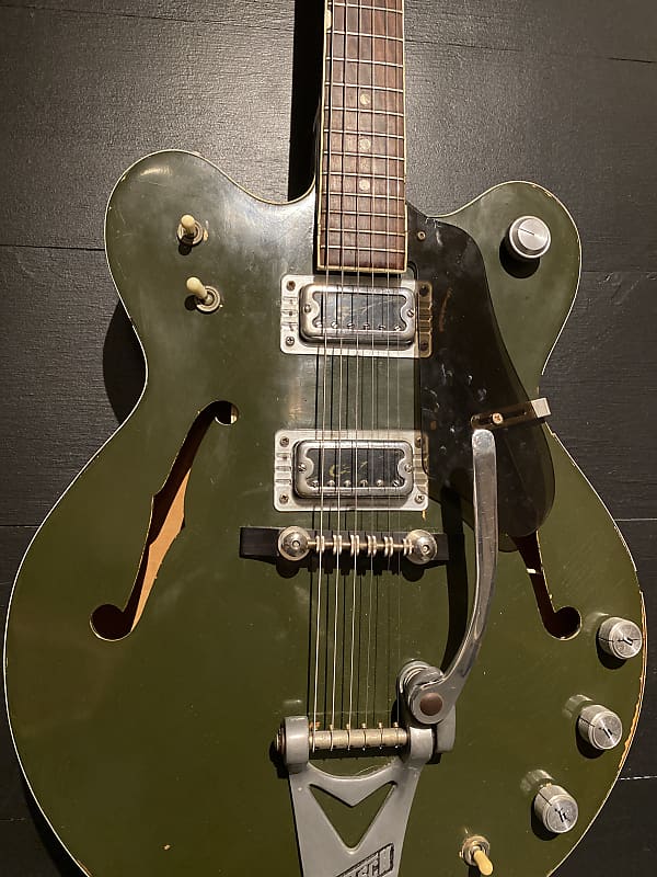 1967 Gretsch 6104 Rally Green w/ HSC. Affordable vintage
