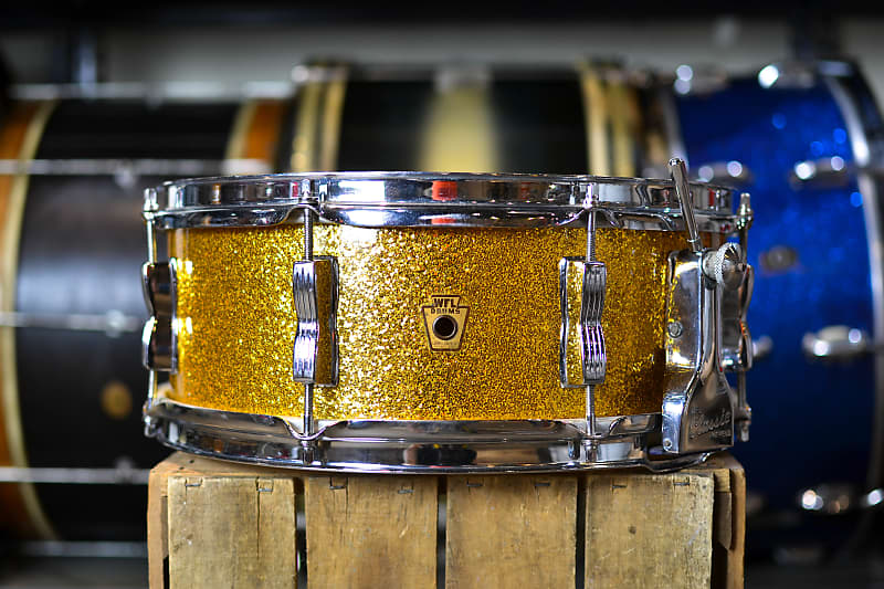 WFL No. 900 Buddy Rich Super Classic 5.5x14" 8-Lug Snare Drum with P-87 Strainer 1948 - 1959 image 6