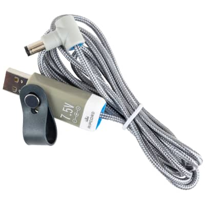 Ripcord USB to 7.5V Casio MT-100 Keyboard-compatible power cable by myVolts