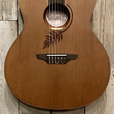 Luna Woodland Cedar Nylon Acoustic-electric Guitar - Satin Natural, Support Small Business & Buy It Here ! for sale