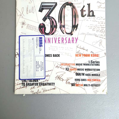 Korg Proview Magazine - Issue 3 Summer 1993 - 30th Anniversary, X3, 05R/W