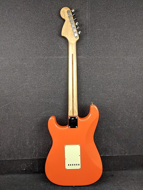 Fender Deluxe Series Stratocaster HH Orange Electric Guitar