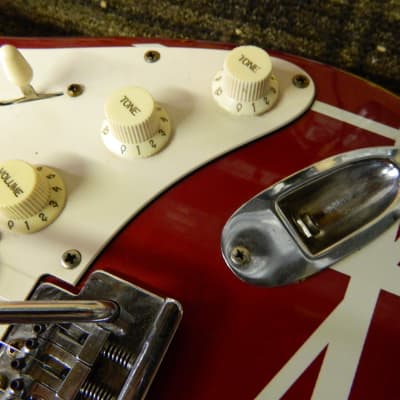 Grand  Prix Stratocaster c.1980 Red/White Striped image 10