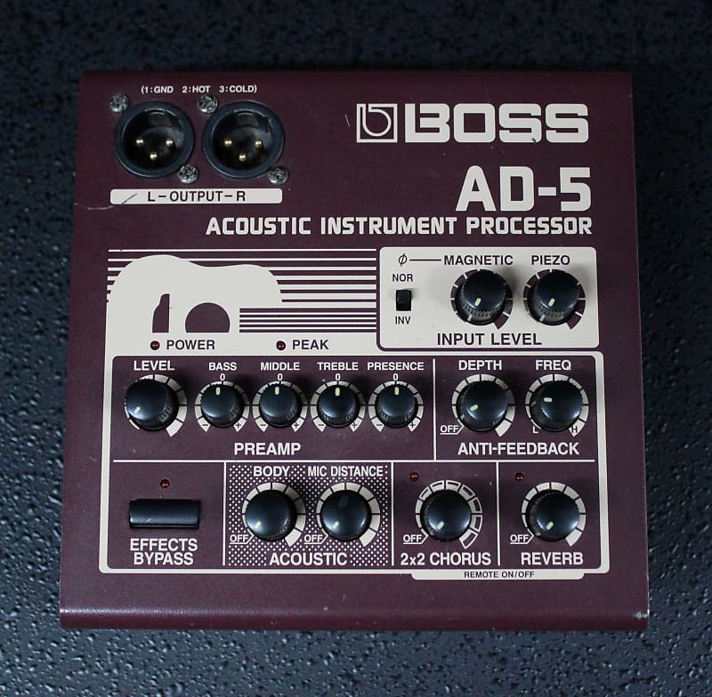 Boss AD-5 Acoustic Instrument Processor