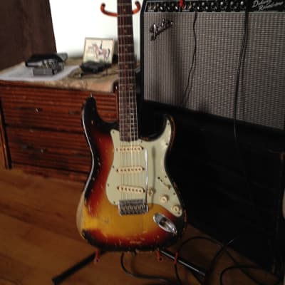 Fender Stratocaster 02/Nov/63 Sunburst, Replacement decal image 1