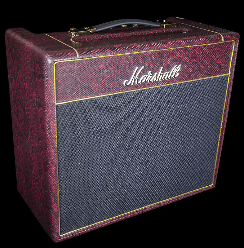 Marshall Limited Edition SV20C Studio Vintage 20-Watt 1x10'' Guitar Combo Amplifier Red Snakeskin image 1