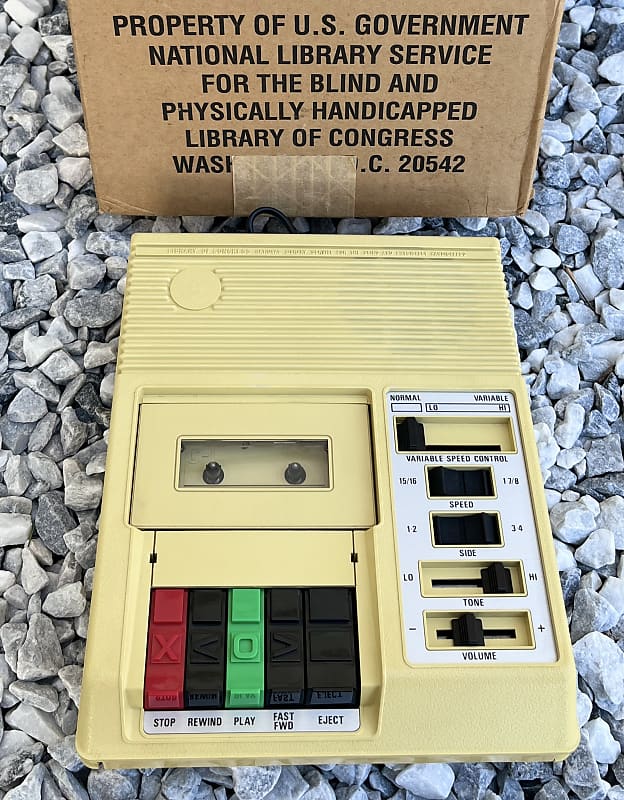Library of Congress Variable Speed Cassette Tape Player Reverb