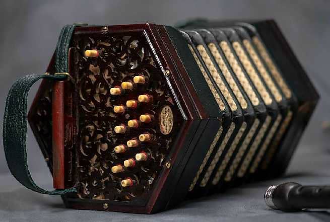 Lachenal C/G Anglo Concertina 32 button | Reverb