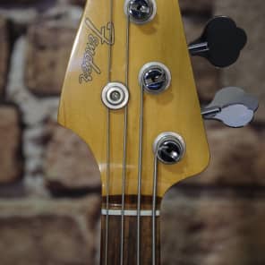 Left Handed Precision Bass w/ MIJ 50th Anniversary Fender Jazz Bass Neck Lake Placid Blue image 7