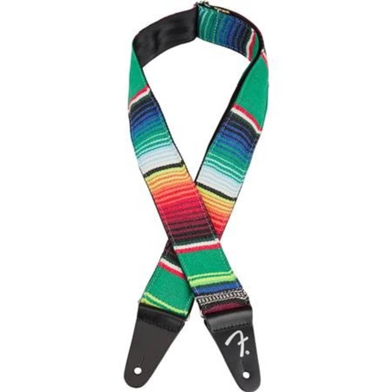 Photos - Guitar Fender 2" SERAPE STRAP Green  2" SERAPE STRAP Green Green 