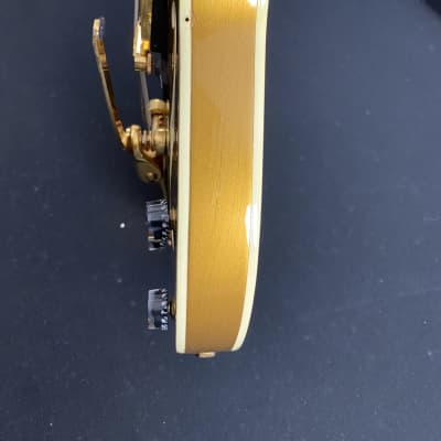 Video! Unreleased 1993 Gibson R+D Chet Atkins Country Gentleman 100th Anniversary 1994 - All Gold w/ Diamond Headstock + Block Inlays image 22