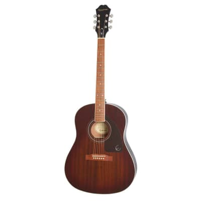 Epiphone AJ-220S Advanced Jumbo Acoustic Guitar (Mahogany Burst) image 2