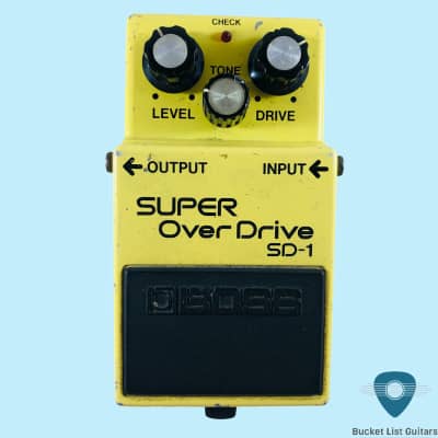 BOSS SD 1 SUPER Over Drive JAPAN NEC C4558C | Reverb