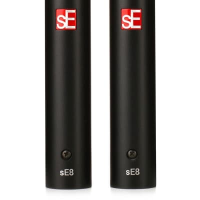 sE Electronics sE8 Small Diaphragm Cardioid Condenser Microphone Matched  Pair