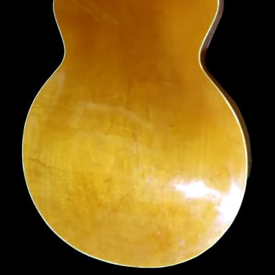 Mortoro Hollow Body Arch Top Jazz Guitar Free Flight “Volo Libero" 1994 Golden Maple image 3