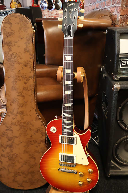 Gibson 1959 Les Paul Standard Reissue VOS Washed Cherry Sunburst image 1