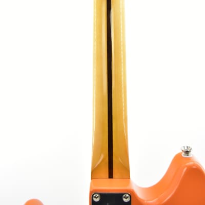 Squier Classic Vibe 60s Competition Mustang 2022 Capri Orange Stripes 3.4kg image 12