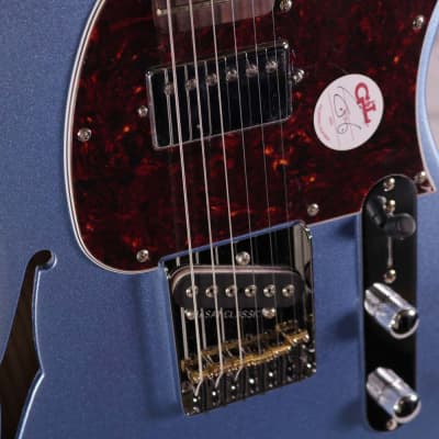 G&L Guitars ASAT Classic Bluesboy Semi-Hollow - Lake Placid Blue image 7