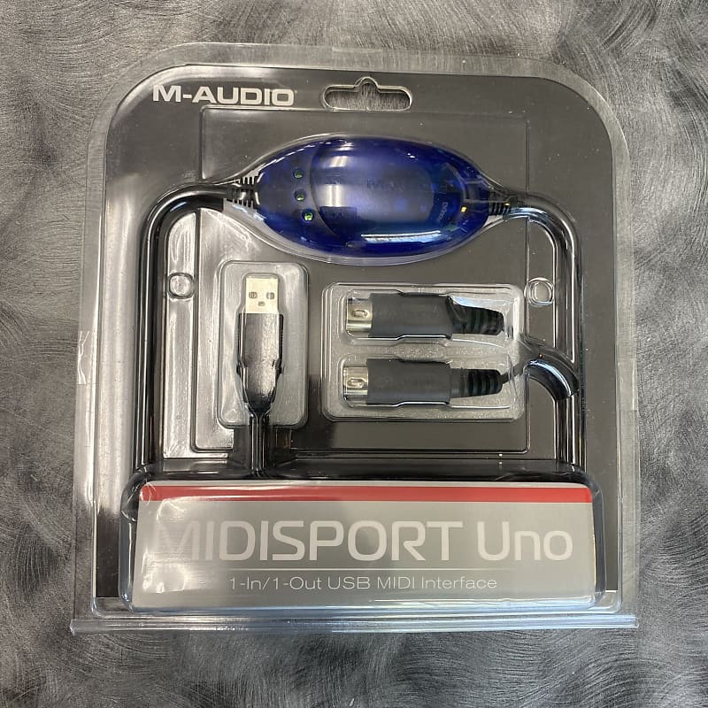 MAudio MidiSport Uno 1x1 MIDI Interface Reverb