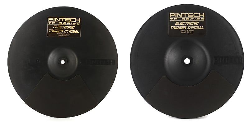 Pintech TC14 Single Zone Cymbal Trigger - 14"  Bundle with Pintech TC10 Single Zone Cymbal Trigger - 10" image 1